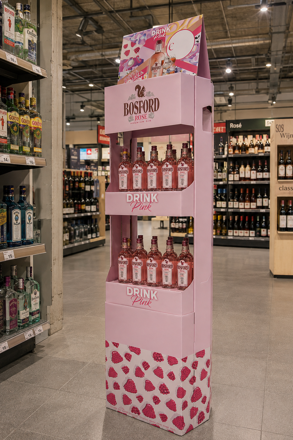 Retail Compact Display - Bosford Gin - Holbox Retail Compact Display - Bosford Gin - Holbox