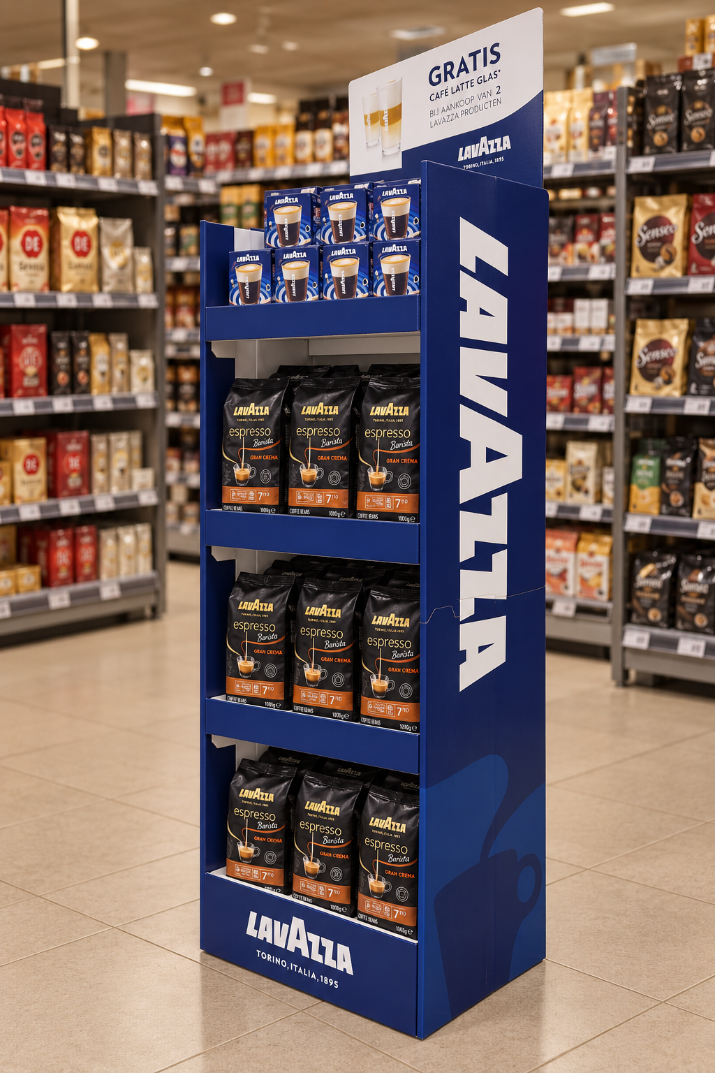 Foldable Shop - Lavazza - Holbox Displays Foldable Shop - Lavazza - Holbox Displays
