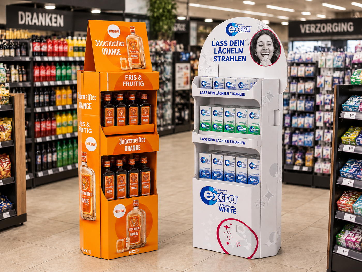 2 Second RETAIL COMPACT Display in de winkel 2 Second RETAIL COMPACT Display in de winkel