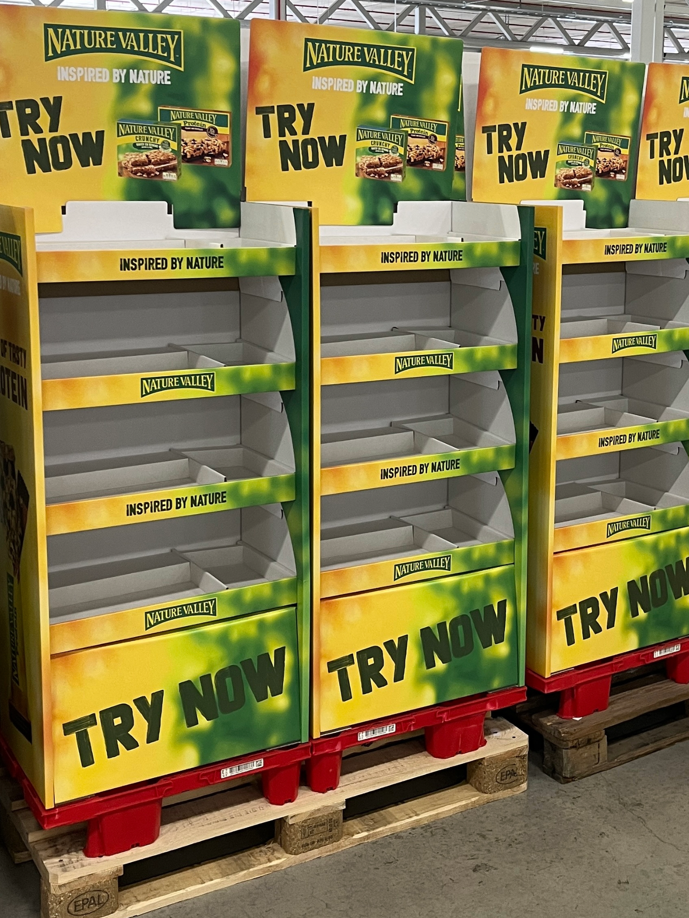 Nature valley displays Nature valley displays