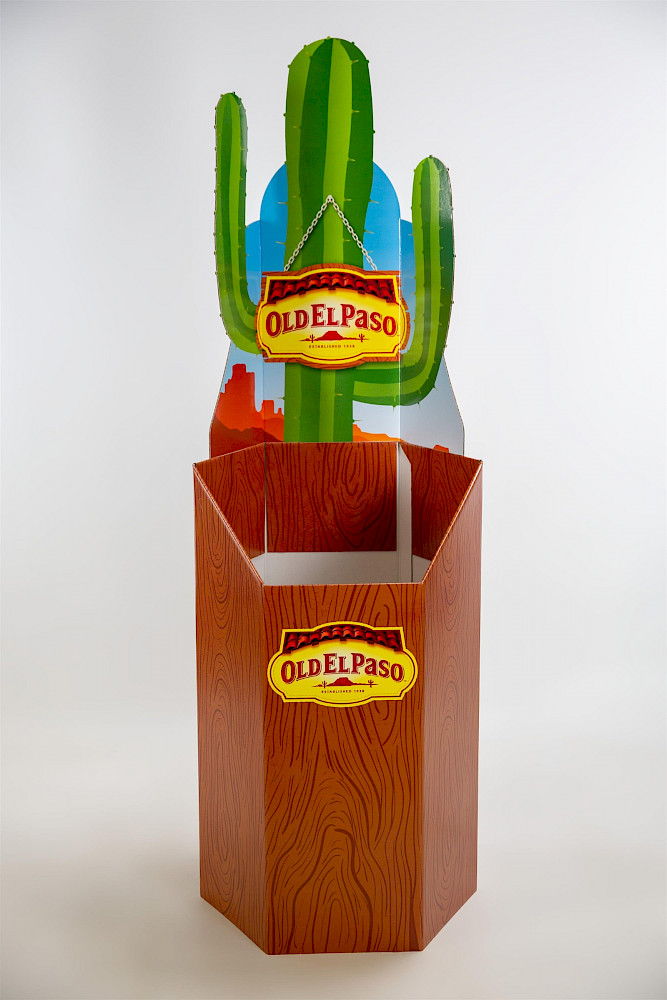 2 Second DUMPBIN Display Idealny do produktów masowych